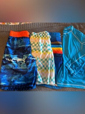 Boys Board Short/Sun Shirt Bundle